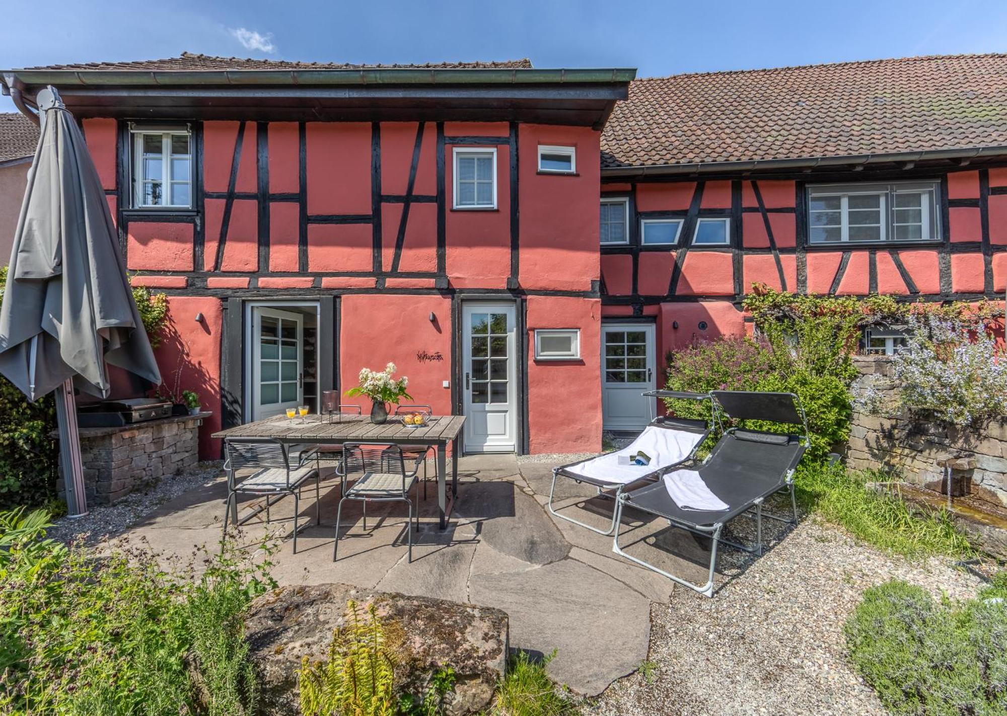 Ferienhaus Oberstaader Fewo Maisonette Ohningen Luaran gambar